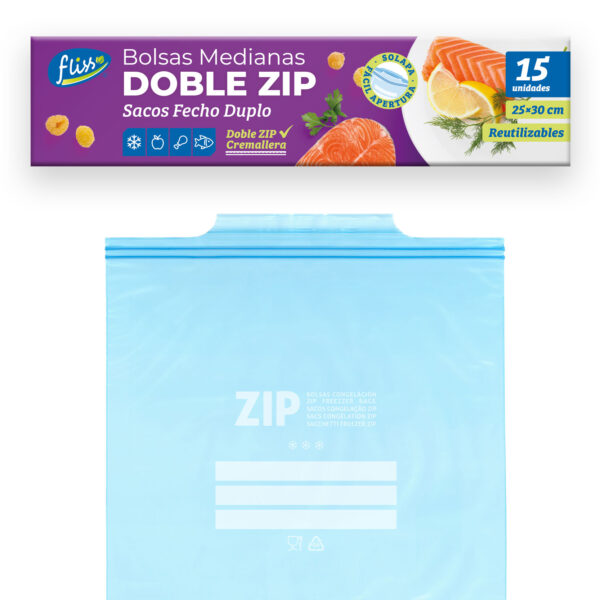 Bolsas Congelación ZIP Mediana