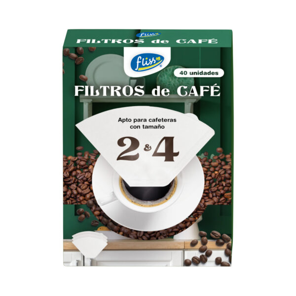 Filtros Café 2&4 40uds
