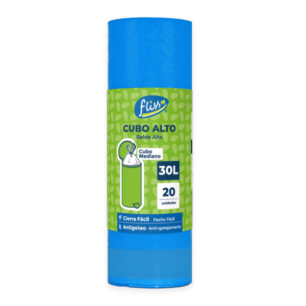 Bolsa Basura Cubo Alto 30L 20 unidades