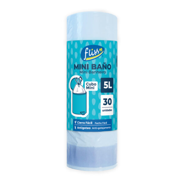 Bolsa Basura Mini Baño 5L 30 uds